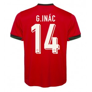 Fotbalové Dres Portugalsko Goncalo Inacio #14 Domácí Oblečení ME 2024 Krátký Rukáv